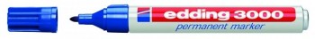 Marcador permanente punta redonda 1,5-3 mm azul Edding 3000