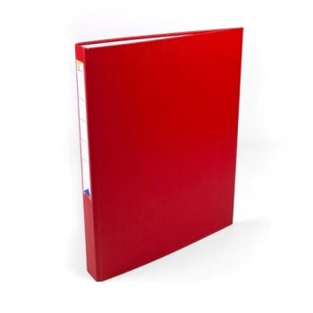 CARPETA ANILLAS FOLIO 4ANILLAS 25MM FORRADO PP ROJO GRAFCOLOR - OFIEXPERTS