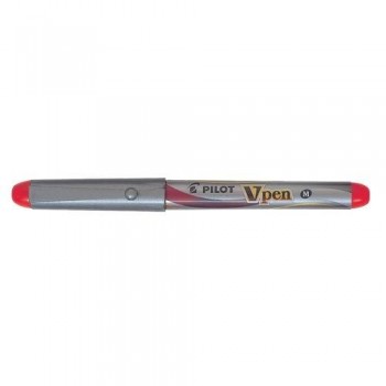 PLUMA DESECHABLE PUNTA 0,4 MM. ROJA PILOT V PEN