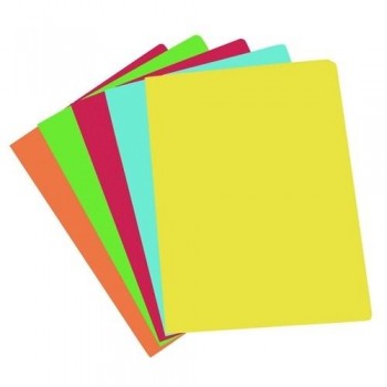 SUBCARPETA A4 50 UDS COLORES SURTIDOS 185GR