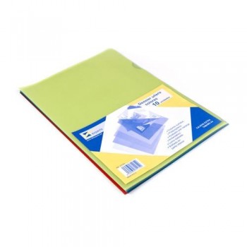Dossier uñero A4 pp colores surtidos, bolsa 10 unidades Ofiexperts