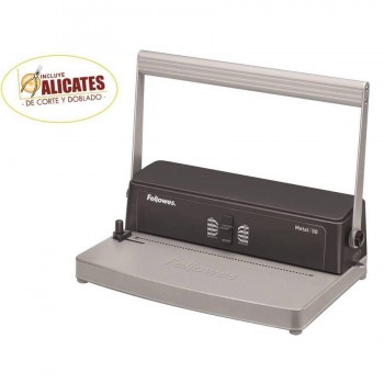 Encuadernadora espiral metálico manual METAL 50 Fellowes