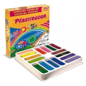 Cera plástica Class Pack 352 un. surtidas Plastidecor