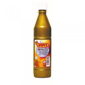 Témpera metalizada botella 500 ml. plata Ultra Jovi