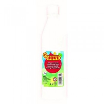 Témpera líquida botella 500 ml. Blanco  Jovi