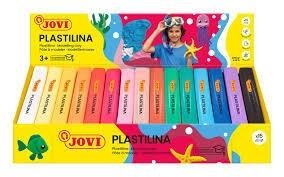 PLASTILINA CJ.15 UDS. 150G 5 COLORES BASICOS JOVI 71B