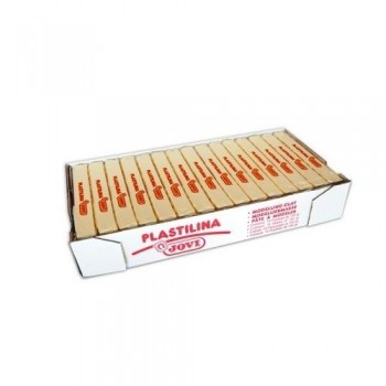 Plastilina color blanco pastilla 150 gr. Jovi