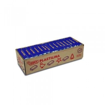Plastilina pastilla 350 gr color azul oscuro  Jovi