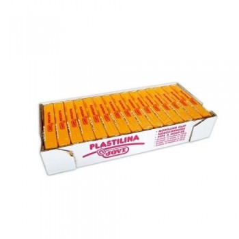 Plastilina color amarillo oscuro pastilla 150 gr. Jovi