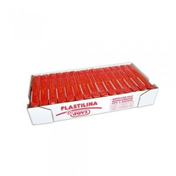 Plastilina color rojo pastilla 150 gr. Jovi