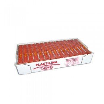 Plastilina color marrón pastilla 150 gr. Jovi