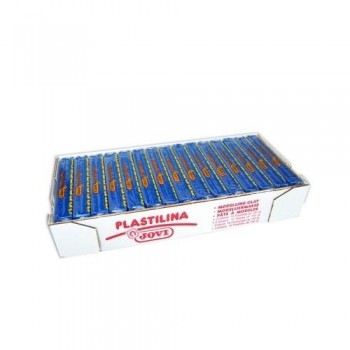 Plastilina color azul oscuro pastilla 150 gr. Jovi