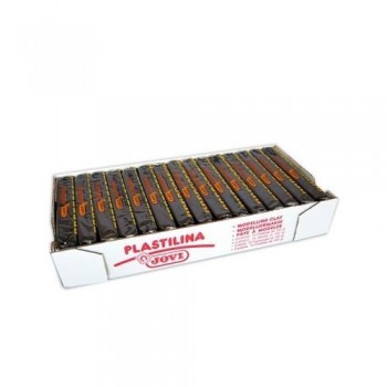 Plastilina color negro pastilla 150 gr. Jovi