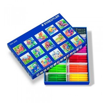 Rotulador punta gruesa JUMBO  Classpack 144 un. stdo.Noris Club 340