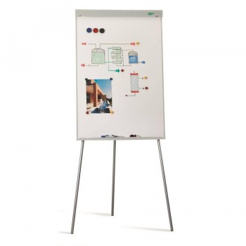 Pizarra caballete metálico 70x102 cm. Faibo