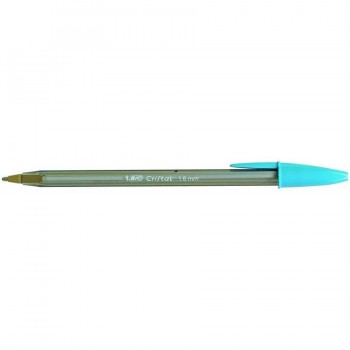 Bolígrafo tinta aceite punta 1,6 mm Bic Cristal Fun Azul