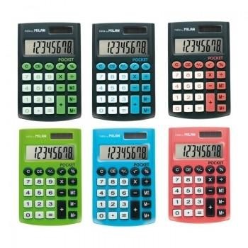 Calculadora bolsillo 8 dígitos MILAN Pocket-Sunset Touch