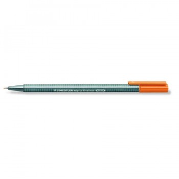ROTULADOR PUNTA METÁLICA 0,3 MM. MARRÓN TRIPLUS FINELINER 334 STAEDTLER