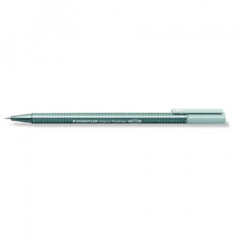 ROTULADOR PUNTA METÁLICA 0,3 MM. PLATA TRIPLUS FINELINER 334 STAEDTLER