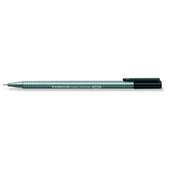 ROTULADOR PUNTA METÁLICA 0,3 MM. NEGRO TRIPLUS FINELINER 334 STAEDTLER