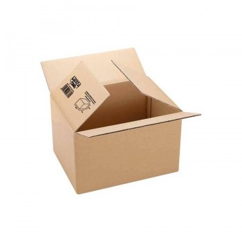 CAJA EMBALAJE KRAFT MARRÓN 600X400X290MM. CANAL DOBLE 5+3MM. FIXO