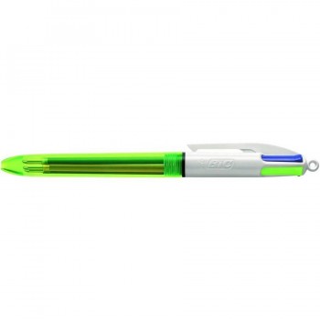 BOLIGRAFO BIC 4 COLORES FLUO