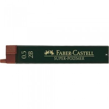 MINAS 0,5MM HB CAJA 12 UNIDADES SUPER POLYMER FABER CASTELL
