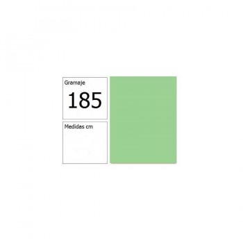 Cartulina 50x65 cm 185 gr. verde menta Iris