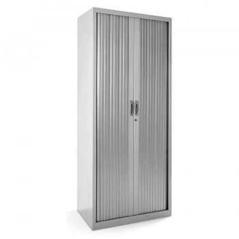 ARMARIO METÁLICO PUERTAS PERSIANA 80X198X45 GRIS