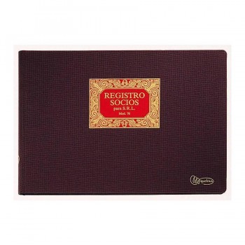 LIBRO CLASE R FOLIO M? 13 REGISTRO DE SOCIOS 100 HOJAS MIQUEL RIUS