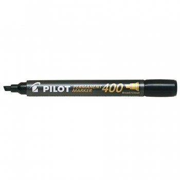 ROTULADOR PERMANENTE PUNTA BISELADA SCA-400 NEGRO PILOT