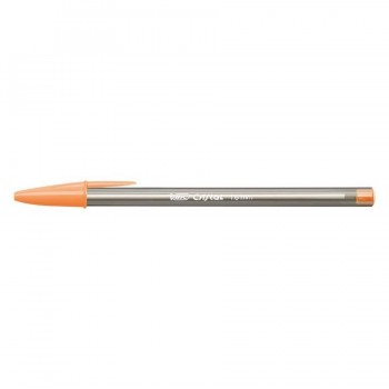 Bolígrafo tinta aceite punta 1,6 mm Bic Cristal Fun Naranja