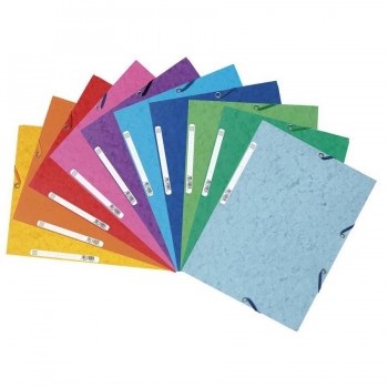 CARPETA F GOMAS/ SOLAPAS CARTON COLORES SURT