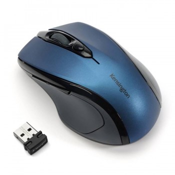 Ratón óptico inalámbrico Pro Fit azul tamaño mediano KENSINGTON