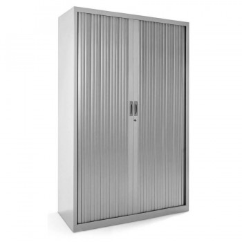 ARMARIO METÁLICO PUERTAS PERSIANA 120X198X45 GRIS