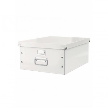 CAJA MONTABLE SNAP & STORE GRANDE BLANCA 18KG LEITZ