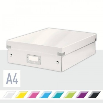 CAJA MONTABLE CLICK&STORE MEDIANA BLANCA LEITZ