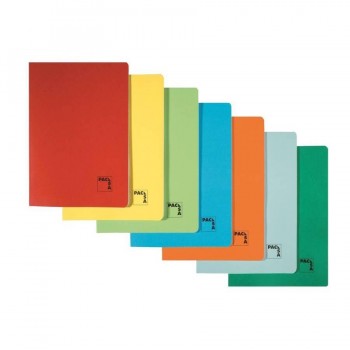LIBRETA GRAPADA FOLIO 50 HOJAS CUADRÍCULA DE 4MM. PACSA