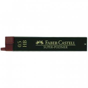 MINAS 0,5 HB SUPER-POLYMER ESTUCHE 12 MINAS FABER CASTELL