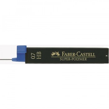 MINAS 0,7 HB SUPER-POLYMER ESTUCHE 12 MINAS FABER CASTELL