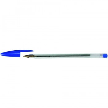 Bolígrafo tinta aceite punta 1 mm azul Bic cristal