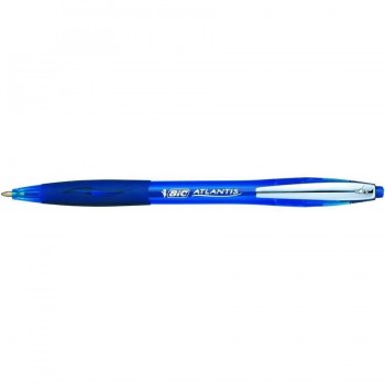 BOLÍGRAFO RETRÁCTIL 1 MM. ATLANTIS SOFT  BIC AZUL