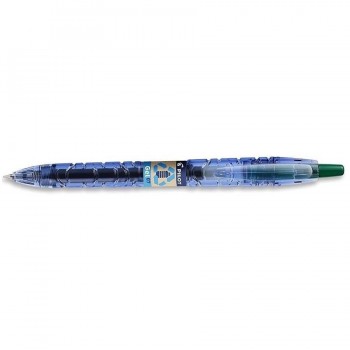 ROLLER RETRÁCTIL TINTA GEL PUNTA BOLA 0,7 MM. VERDE B2P  BEGREEN PILOT