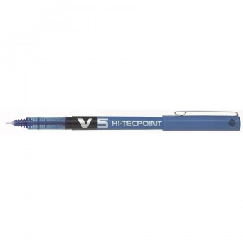 Rotulador tinta líquida punta aguja 0,5 mm. azul Pilot V5