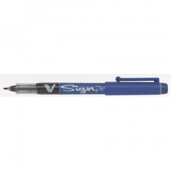 ROTULADOR TINTA LÍQUIDA PUNTA FIBRA 0,6 MM. AZUL PILOT SIGNPEN