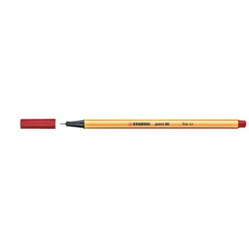 ROTULADOR POINT 88 0,4MM CARMIN STABILO