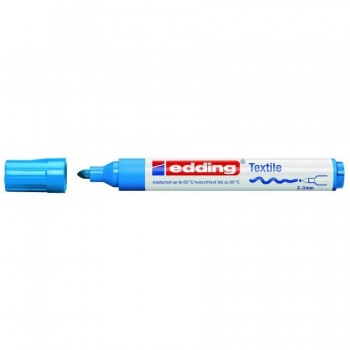 ROTULADOR TEXTIL EDDING 4500 AZUL CLARO 2-3MM