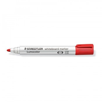 ROTULADOR PIZARRA BLANCA PUNTA REDONDA 2 MM. ROJO LUMOCOLOR 351 STAEDTLER