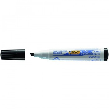 Rotulador pizarra blanca punta biselada 3-5,5 mm negro Velleda 1751 Bic