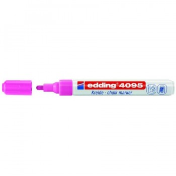 Marcador vidrio punta redonda 2-3 mm. Edding 4095 ROSA NEON